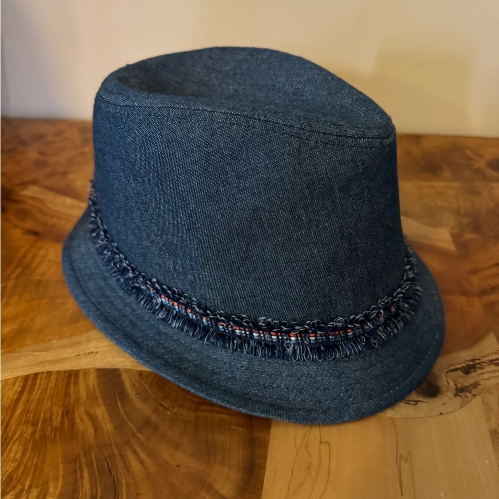 Stylish Blue ZARA Denim Bucket Hat